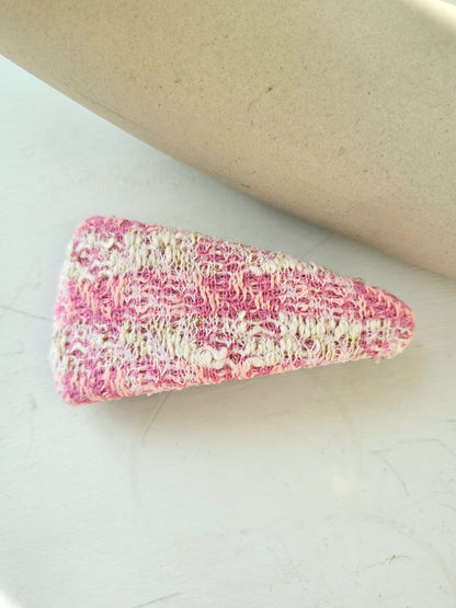 Handmade Tweed Hair Clip