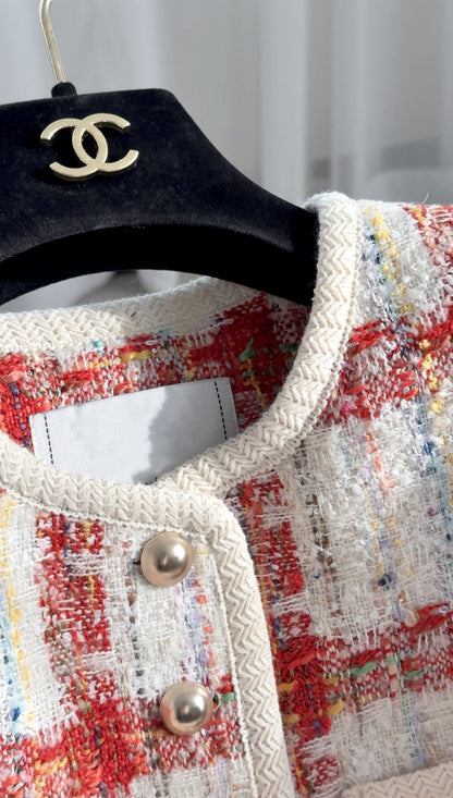 Pearl Button Tweed Jacket
