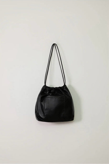Classic Leather Bucket Bag