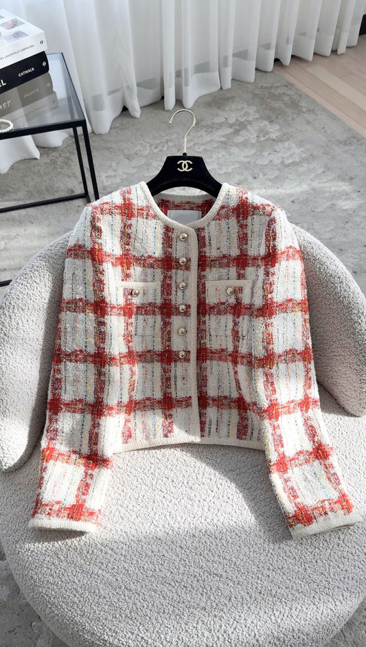Pearl Button Tweed Jacket