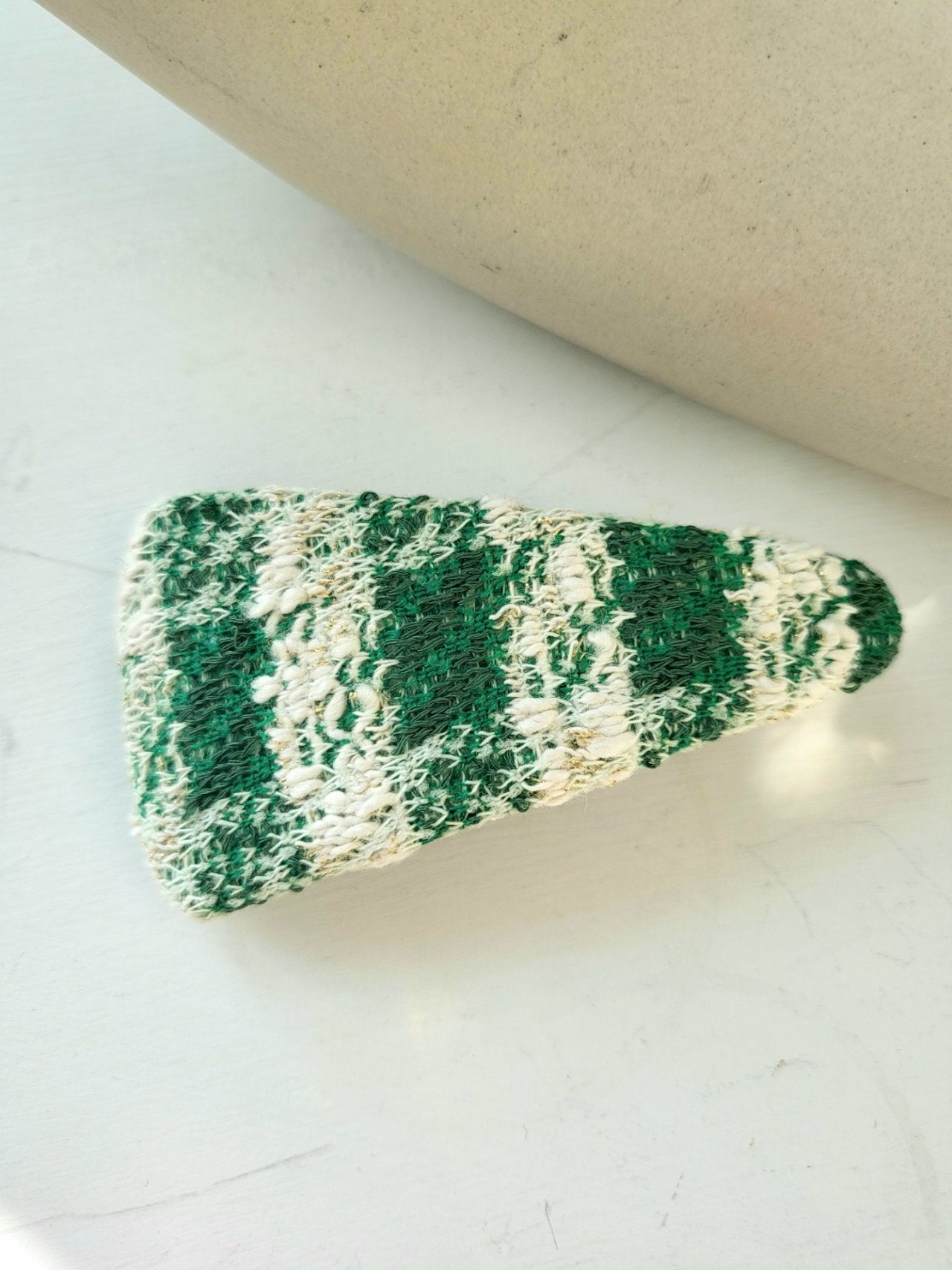 Handmade Tweed Hair Clip