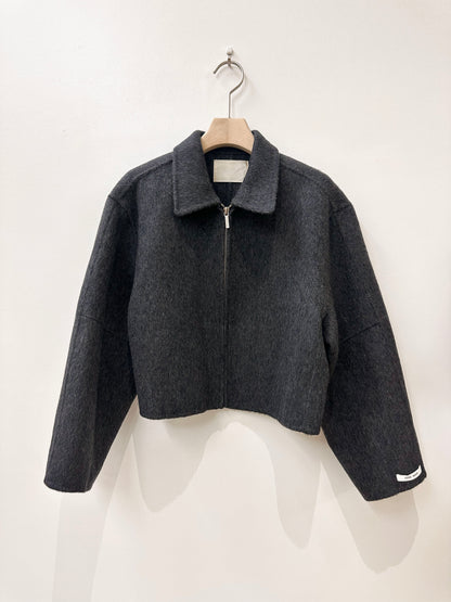 Handmade Wool Zip-Up Jacket