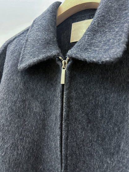 Handmade Wool Zip-Up Jacket