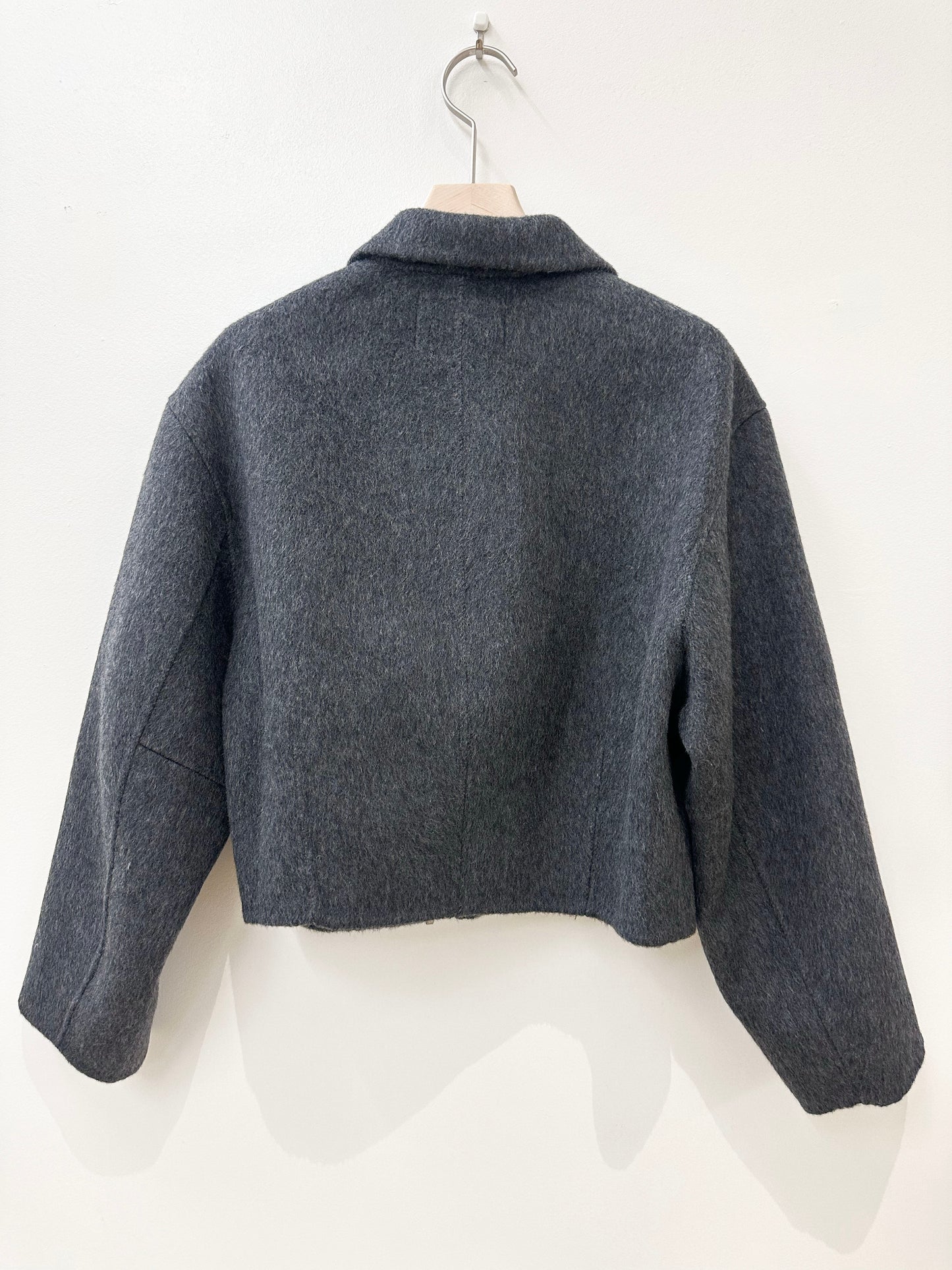 Handmade Wool Zip-Up Jacket