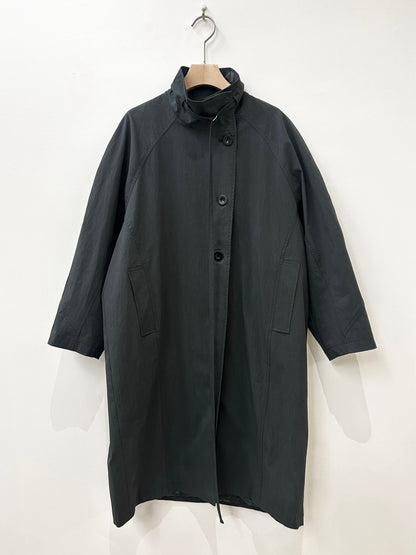 Structured Stand Collar Coat