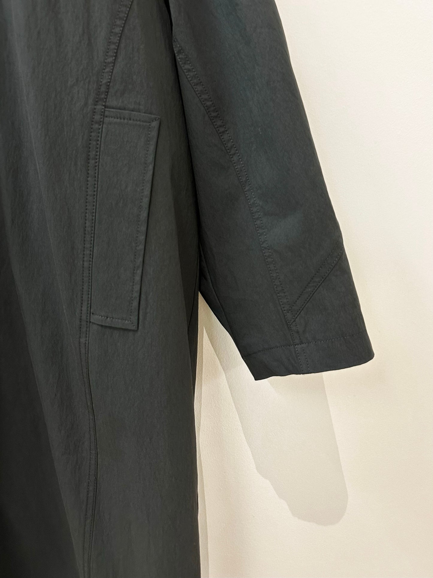 Structured Stand Collar Coat