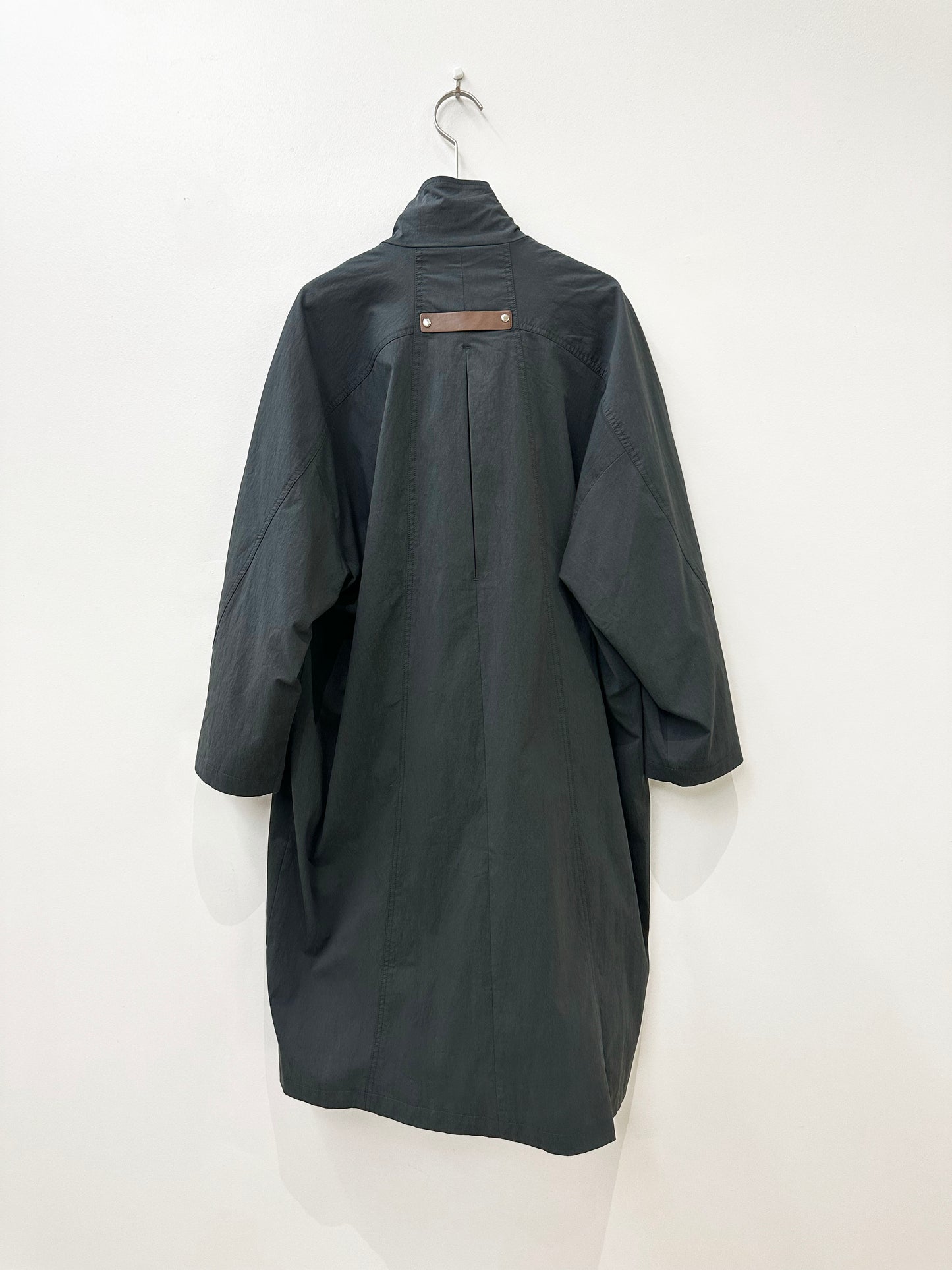 Structured Stand Collar Coat
