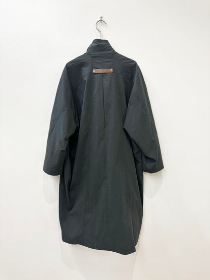 Structured Stand Collar Coat