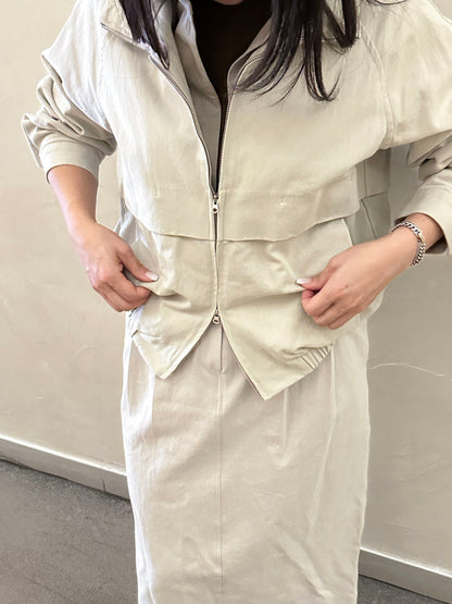 Dual-Zip Collar Jacket