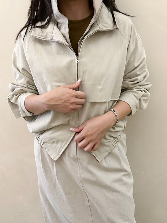 Dual-Zip Collar Jacket