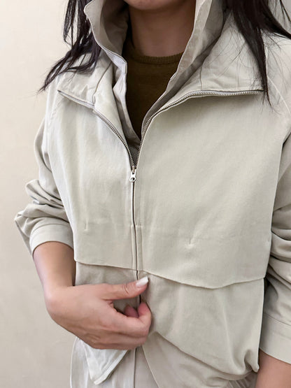 Dual-Zip Collar Jacket