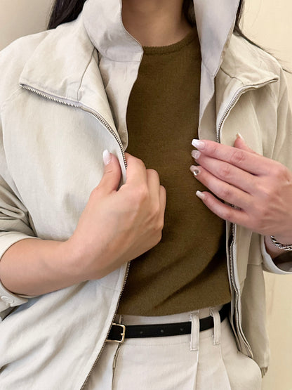 Dual-Zip Collar Jacket