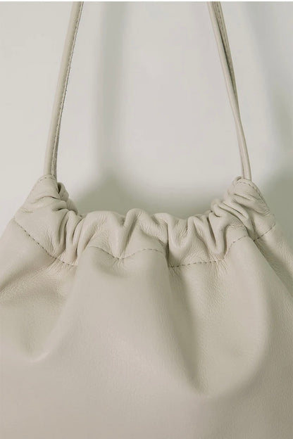 Classic Leather Bucket Bag