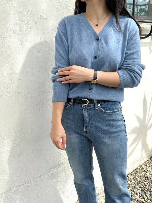 Cashmere-Wool Blend Premium Cardigan