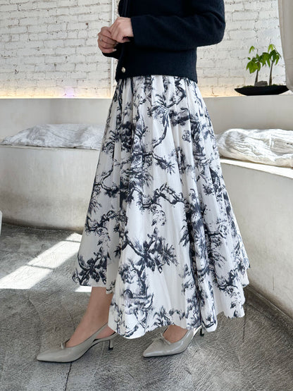 Parisian Toile Volume Skirt