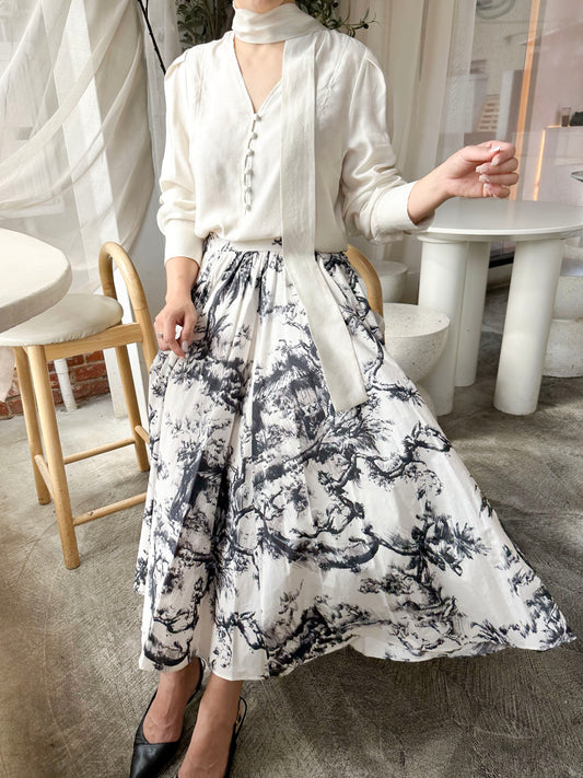 Parisian Toile Volume Skirt