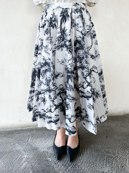 Parisian Toile Volume Skirt