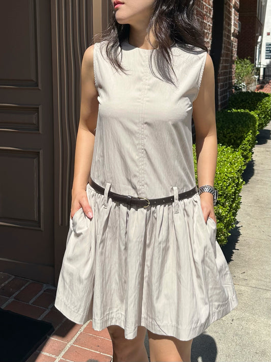 Everyday Luxe Belted Pocket Dress