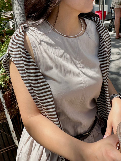 Maison Signature Stripe Cardigan