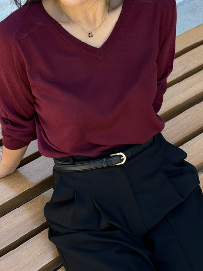 Minimal Knit Pullover