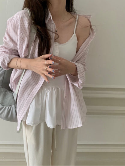 Frill Hem Layered Camisole