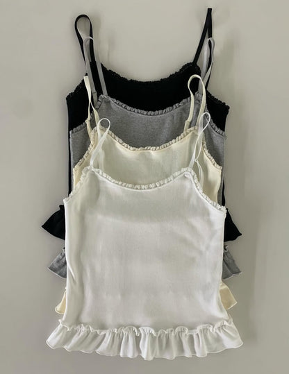 Frill-Trim Soft Camisole