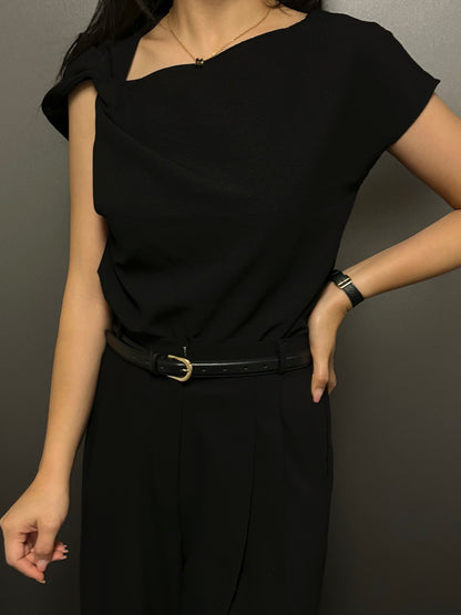 Asymmetric Twist Detail Top