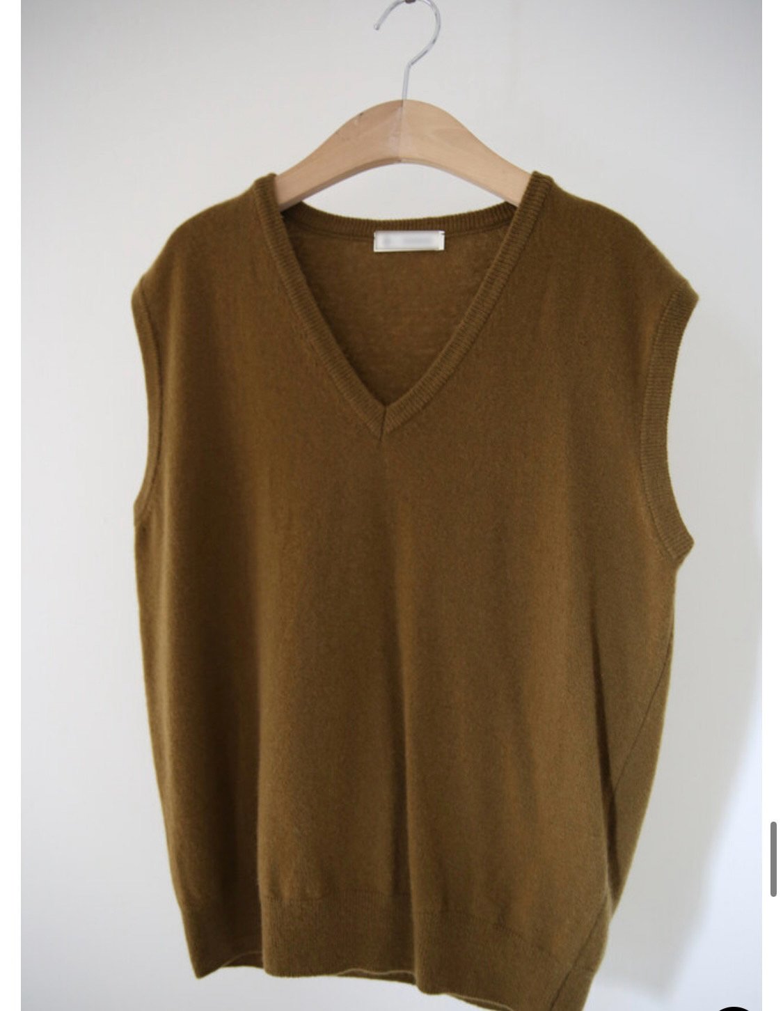 Premium Wool V-Neck Knit Vest
