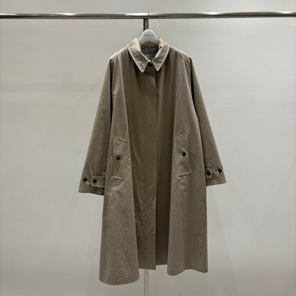 Minimal A-Line Trench Coat