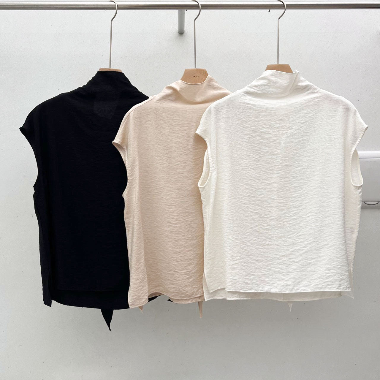Back-Tie Drape Blouse