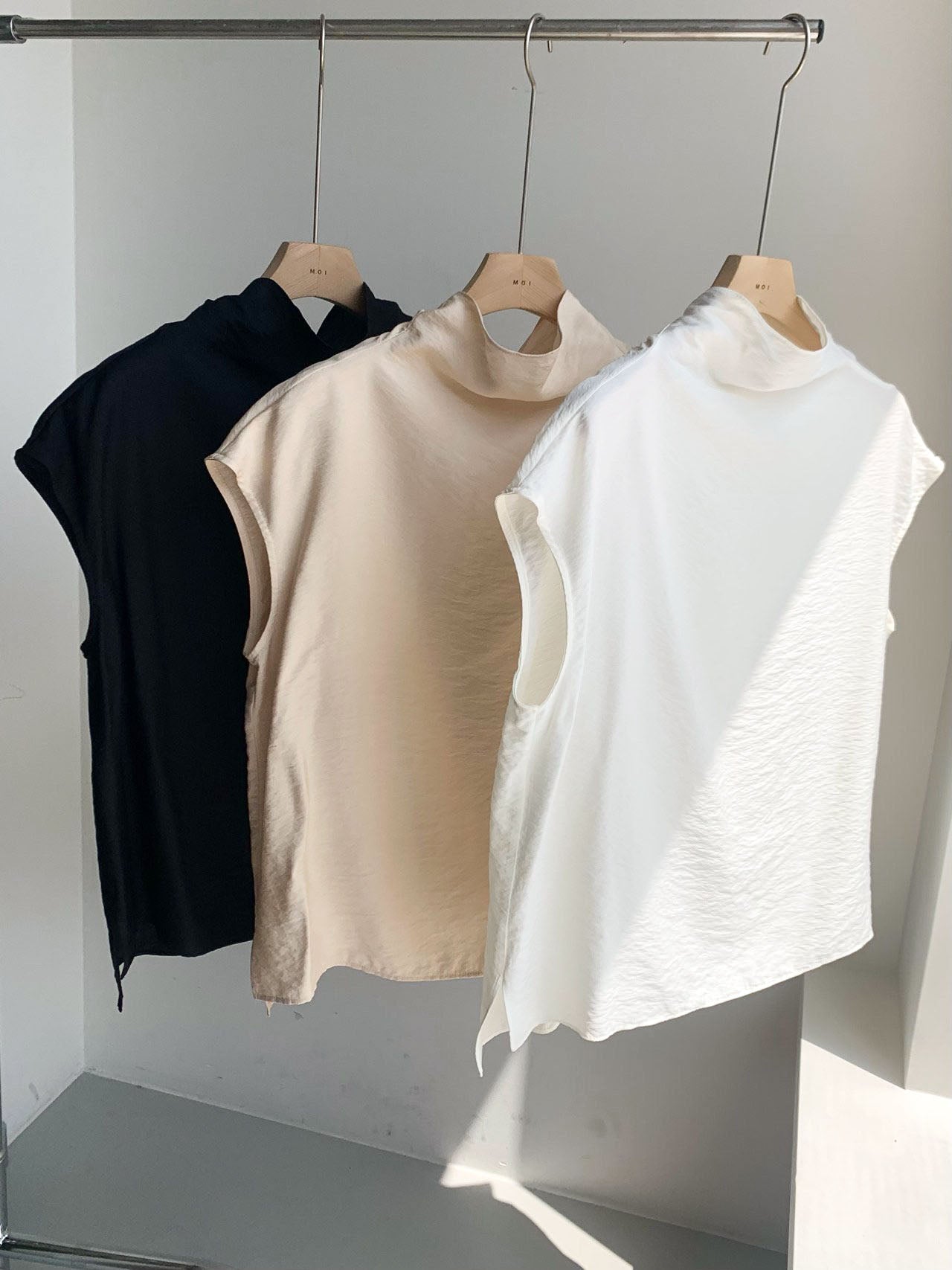 Back-Tie Drape Blouse