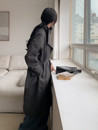Structured Stand Collar Coat