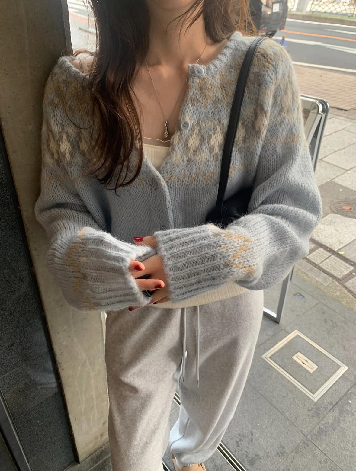 Wool Fair Isle Cardigan