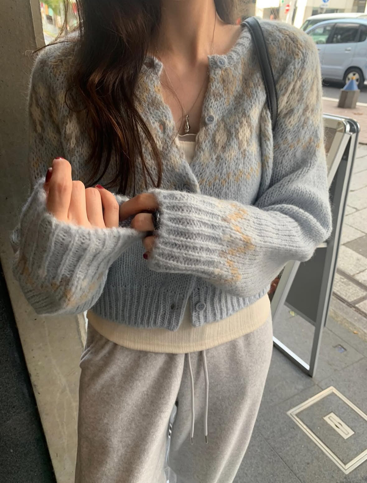 Wool Fair Isle Cardigan