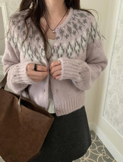 Wool Fair Isle Cardigan