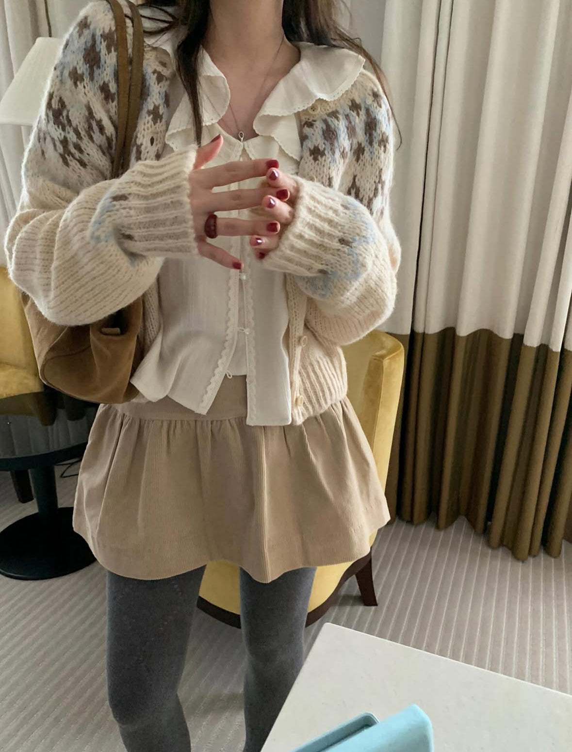 Wool Fair Isle Cardigan