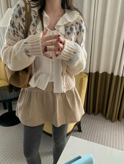 Wool Fair Isle Cardigan