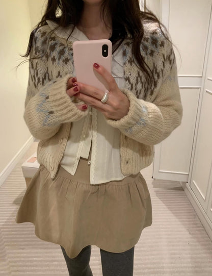 Wool Fair Isle Cardigan