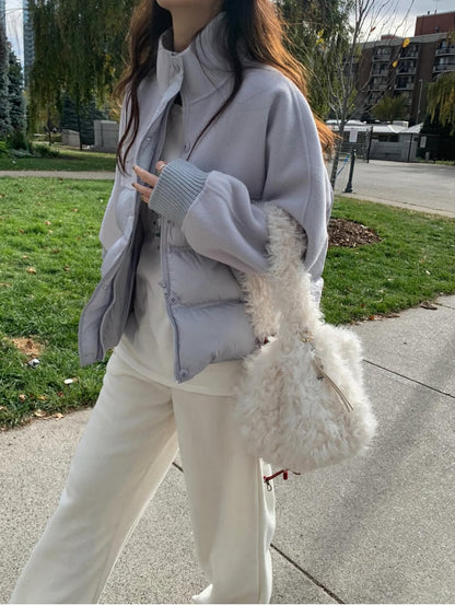 Handmade Wool Cashmere Padding Jacket