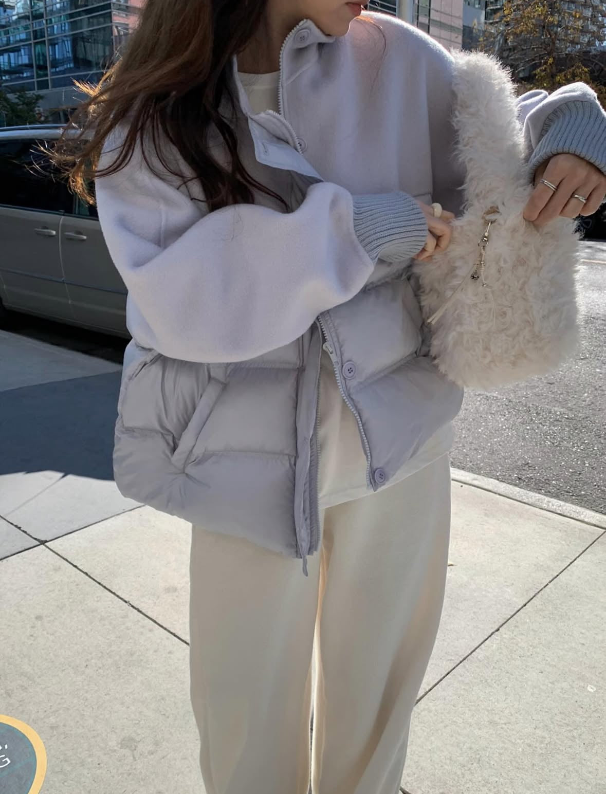 Handmade Wool Cashmere Padding Jacket