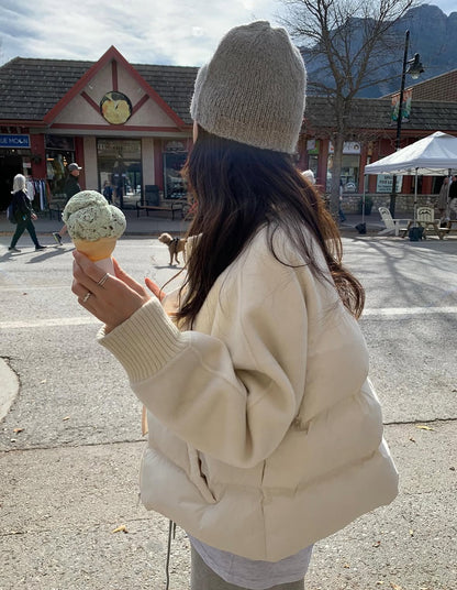 Handmade Wool Cashmere Padding Jacket