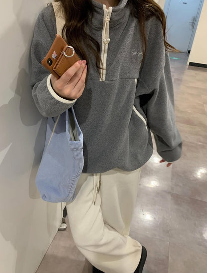 Half Zip Fleece Pullover