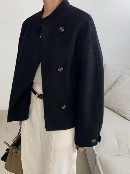 Soft Fox Blend Knit Coat