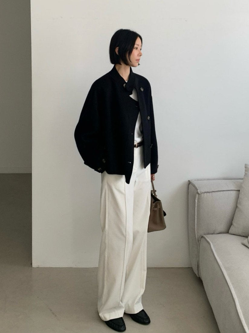 Soft Fox Blend Knit Coat