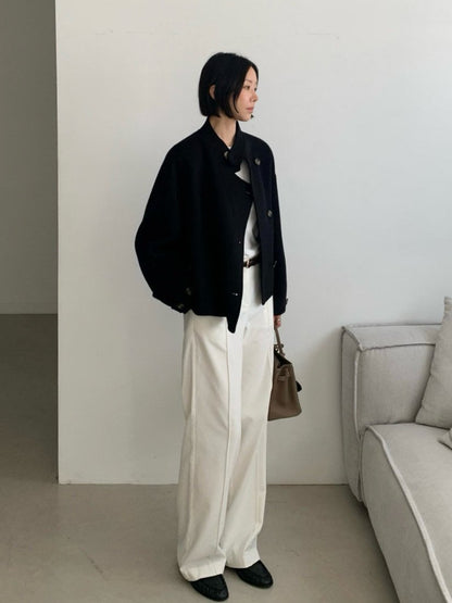 Soft Fox Blend Knit Coat