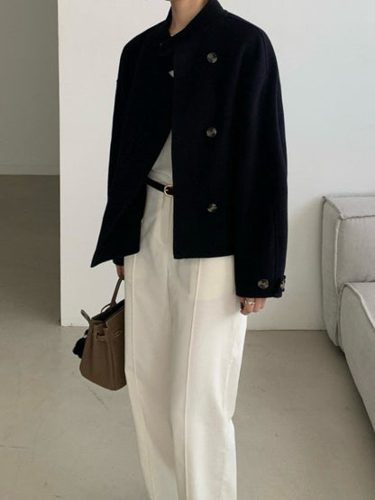 Soft Fox Blend Knit Coat