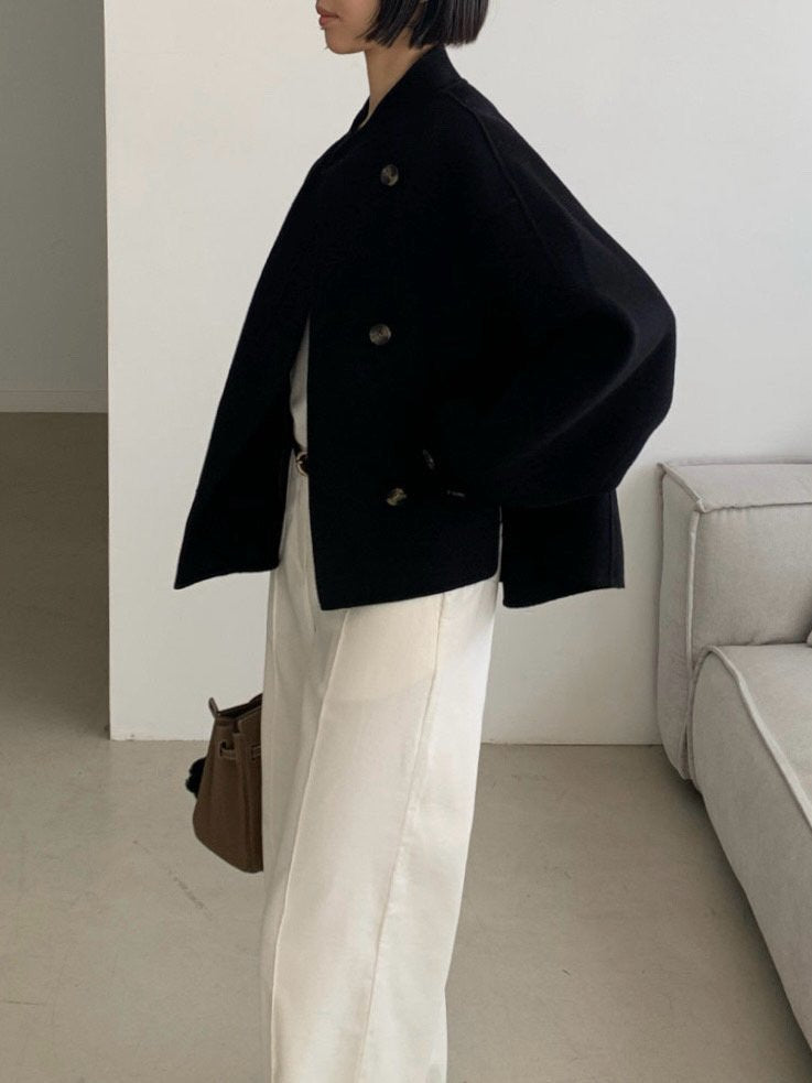 Soft Fox Blend Knit Coat