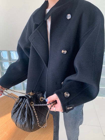 Soft Fox Blend Knit Coat