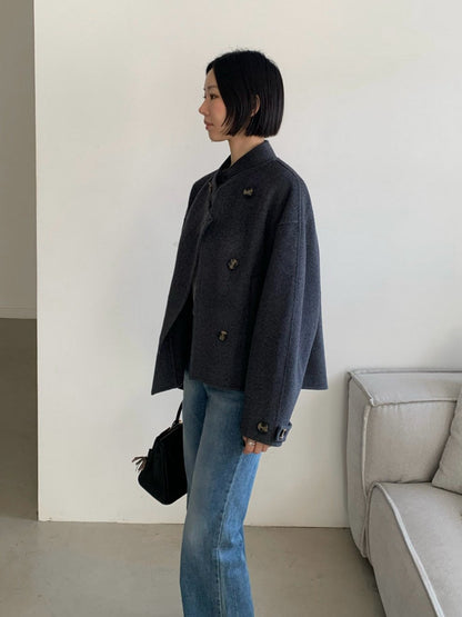 Soft Fox Blend Knit Coat