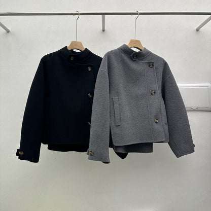 Soft Fox Blend Knit Coat